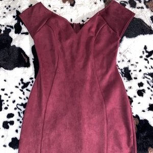 Off the shoulder dress